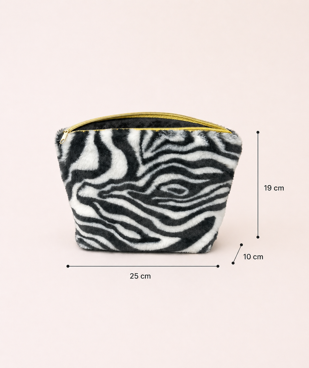 La pochette zébrée chic