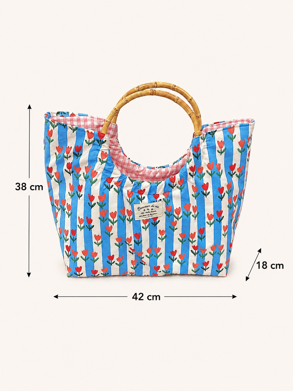 Le sac bambou tulipe dolce vita