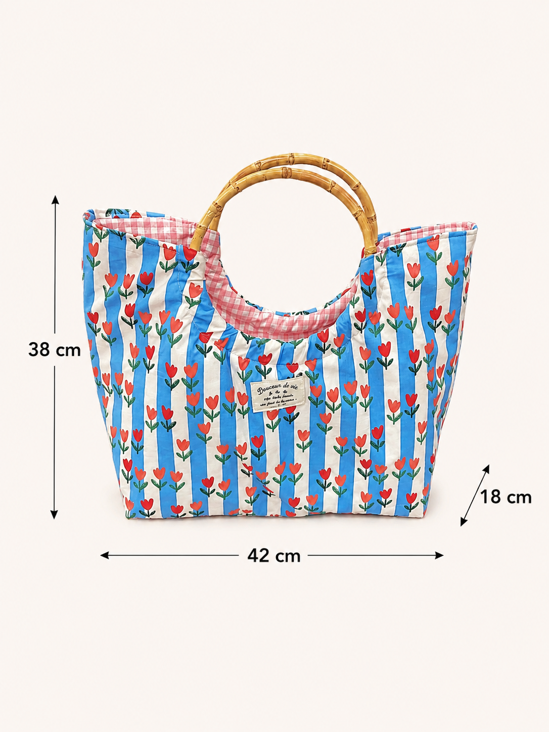 Le sac bambou tulipe dolce vita