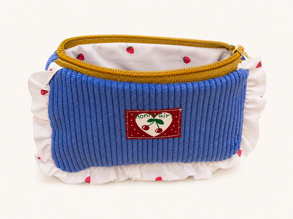 La mini pochette blueberry cerise