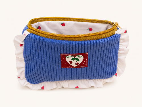 La mini pochette blueberry cerise