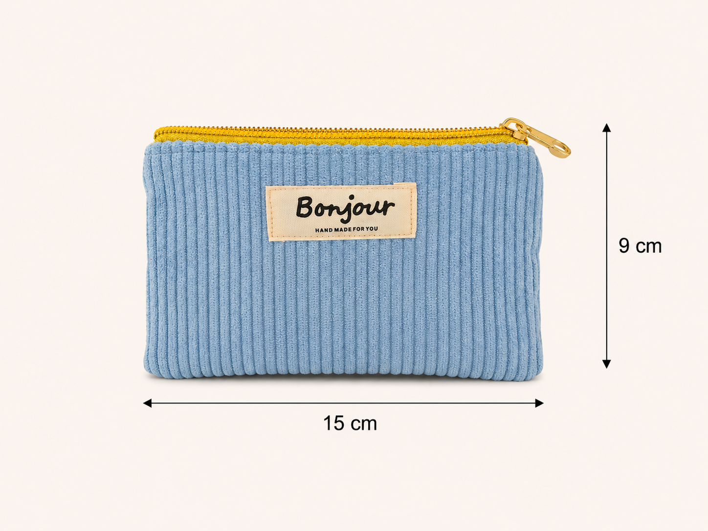 La mini pochette bleu céleste