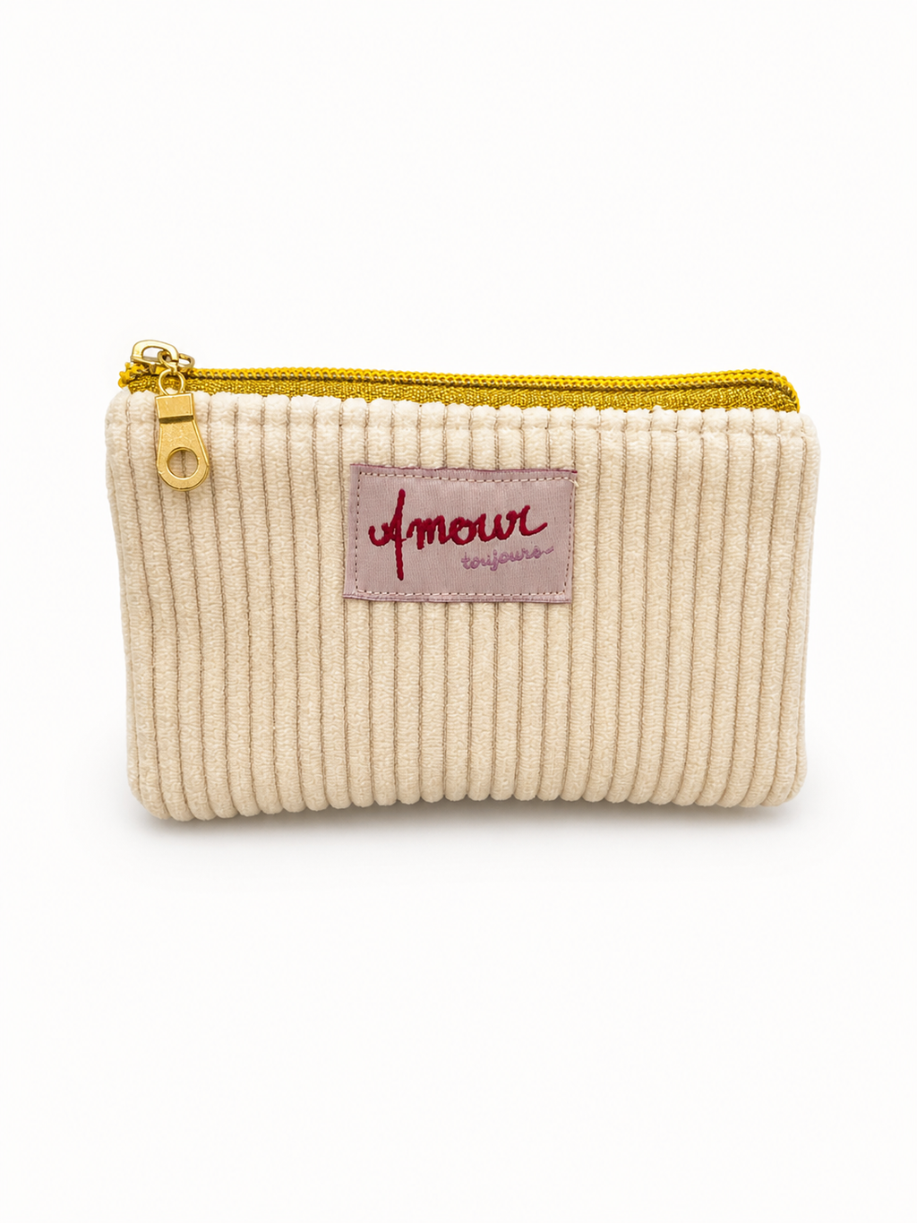 La mini pochette amour vanille