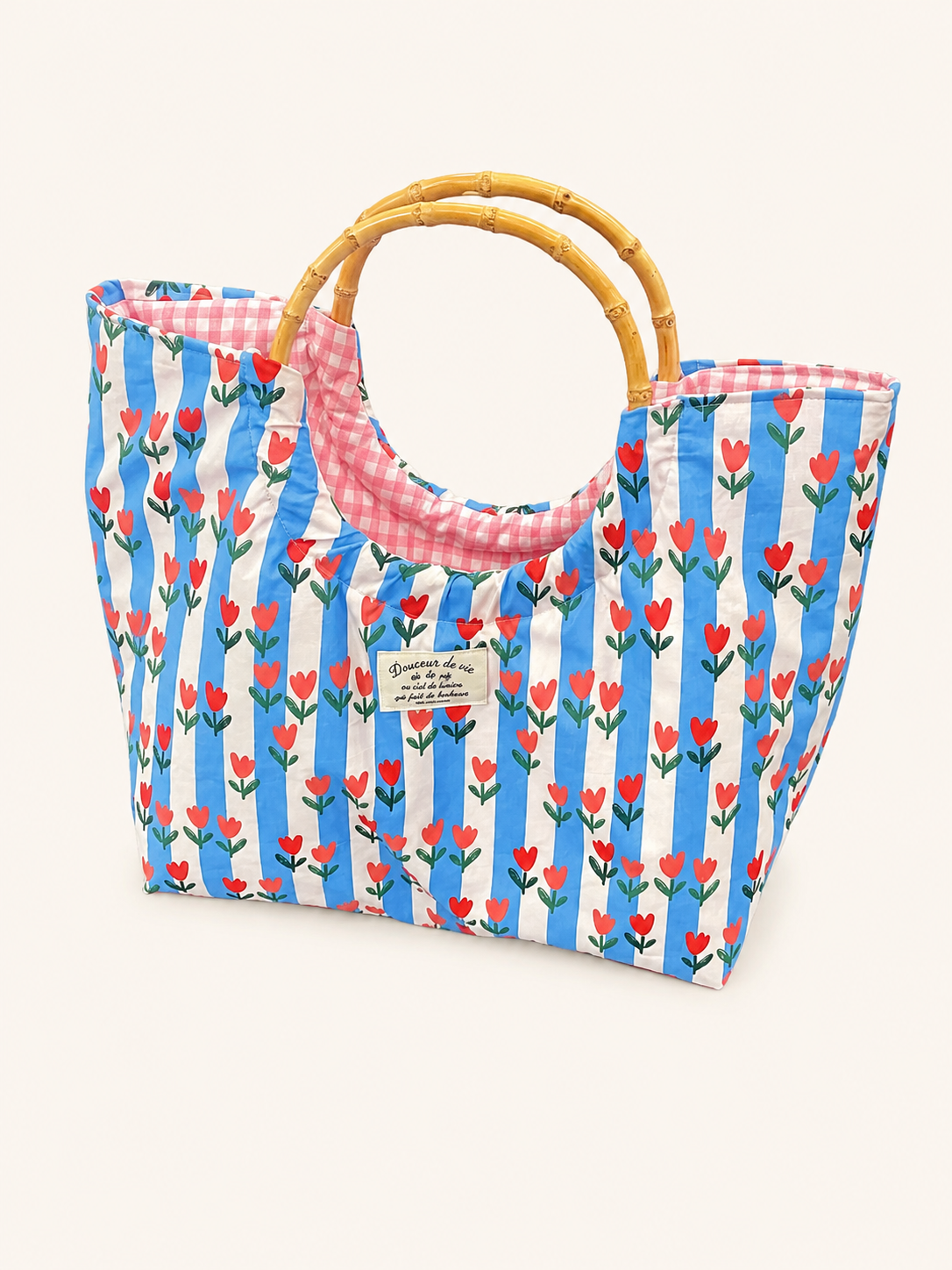 Le sac bambou tulipe dolce vita