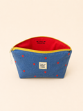 La pochette Love denim
