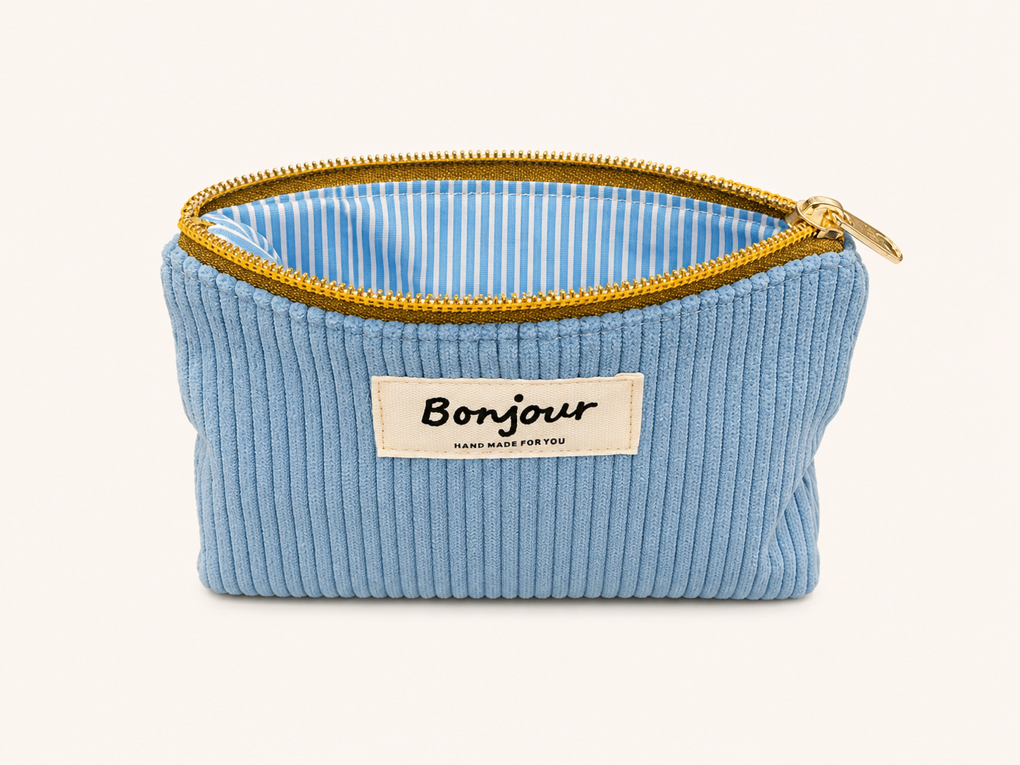 La mini pochette bleu céleste