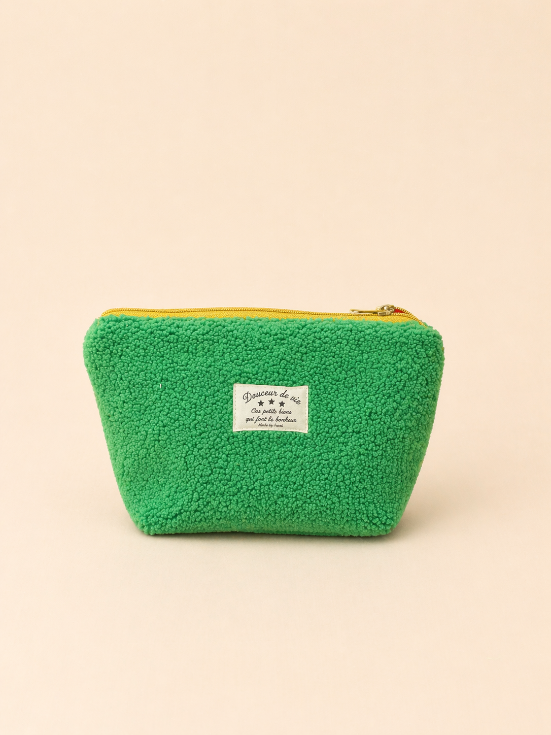 La pochette verte nature