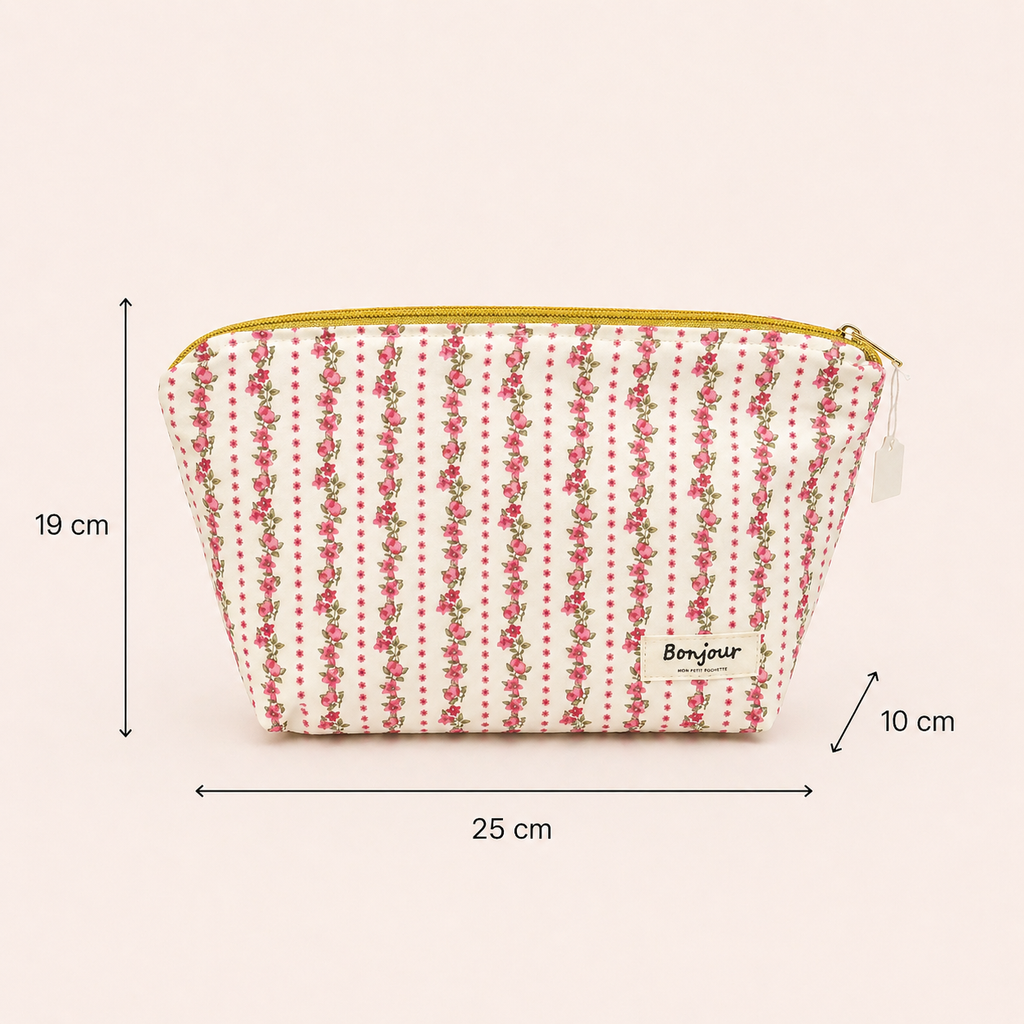 La pochette romance fleurie
