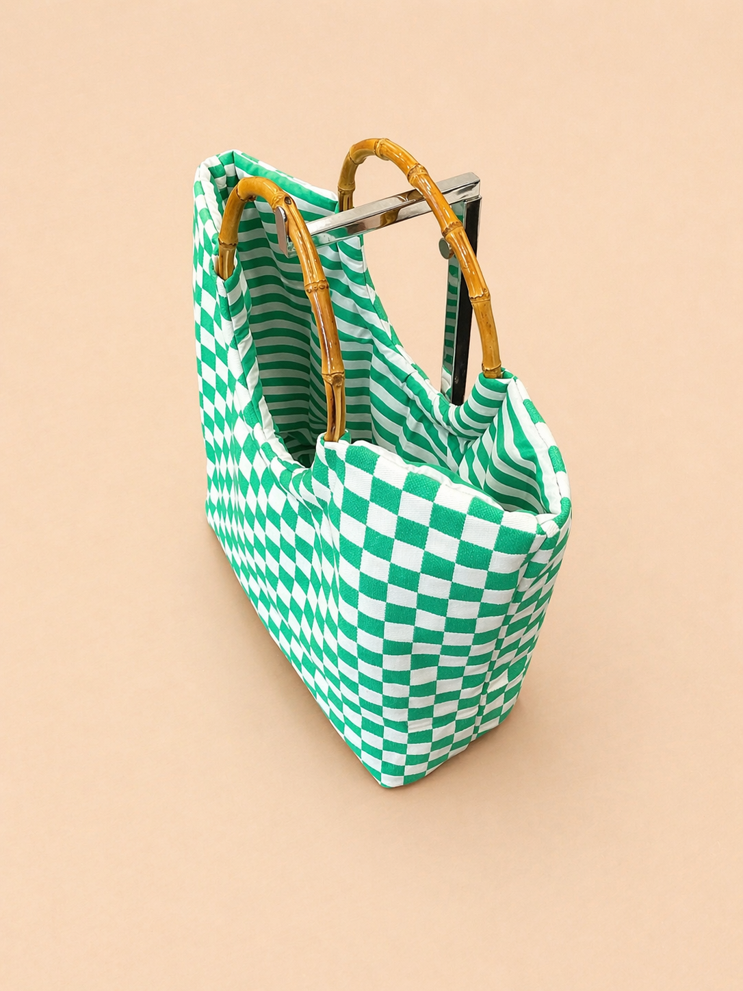 Sac Le Bambou collection damier
