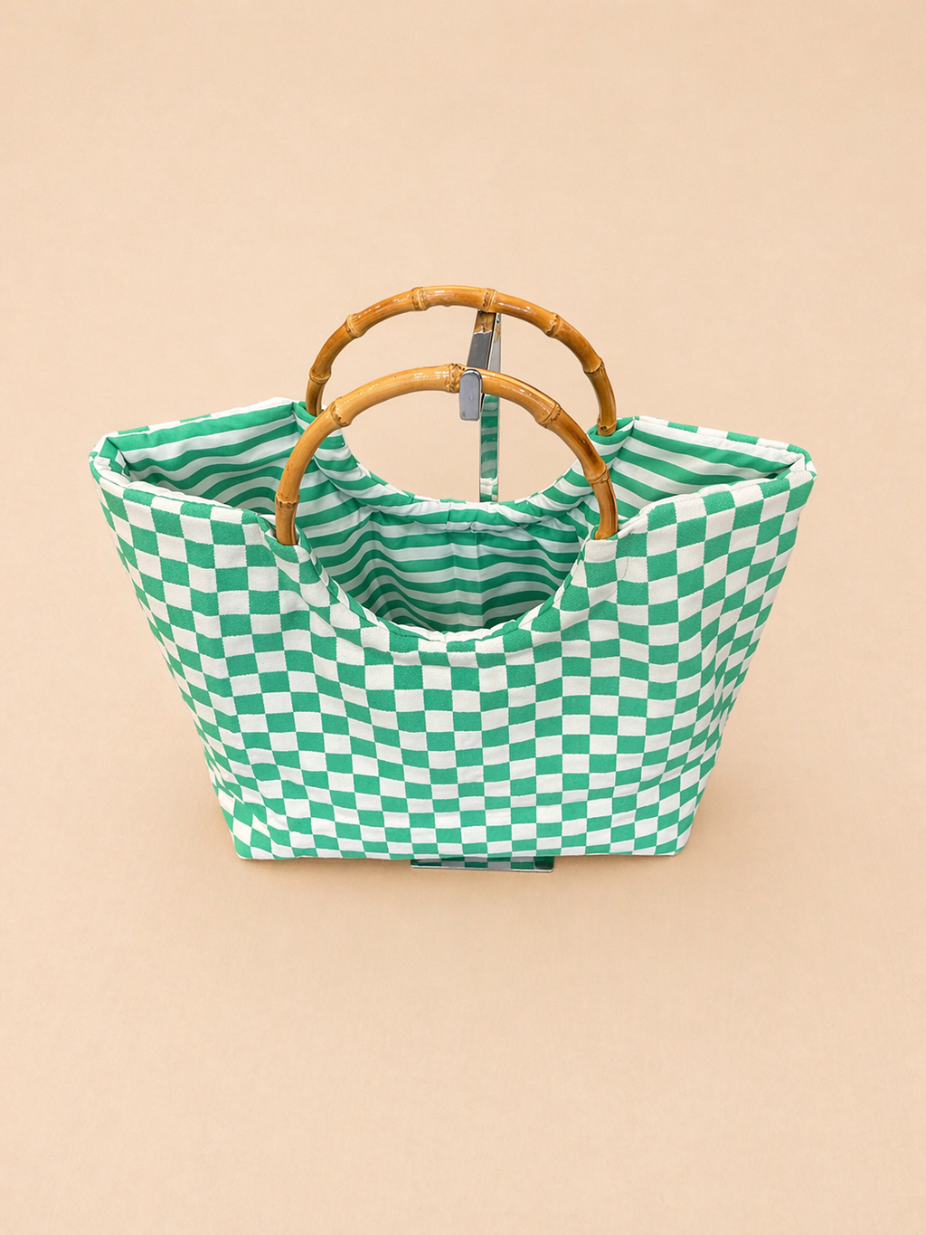 Sac Le Bambou collection damier