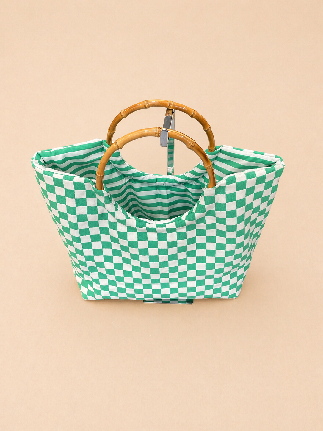 Sac Le Bambou collection damier