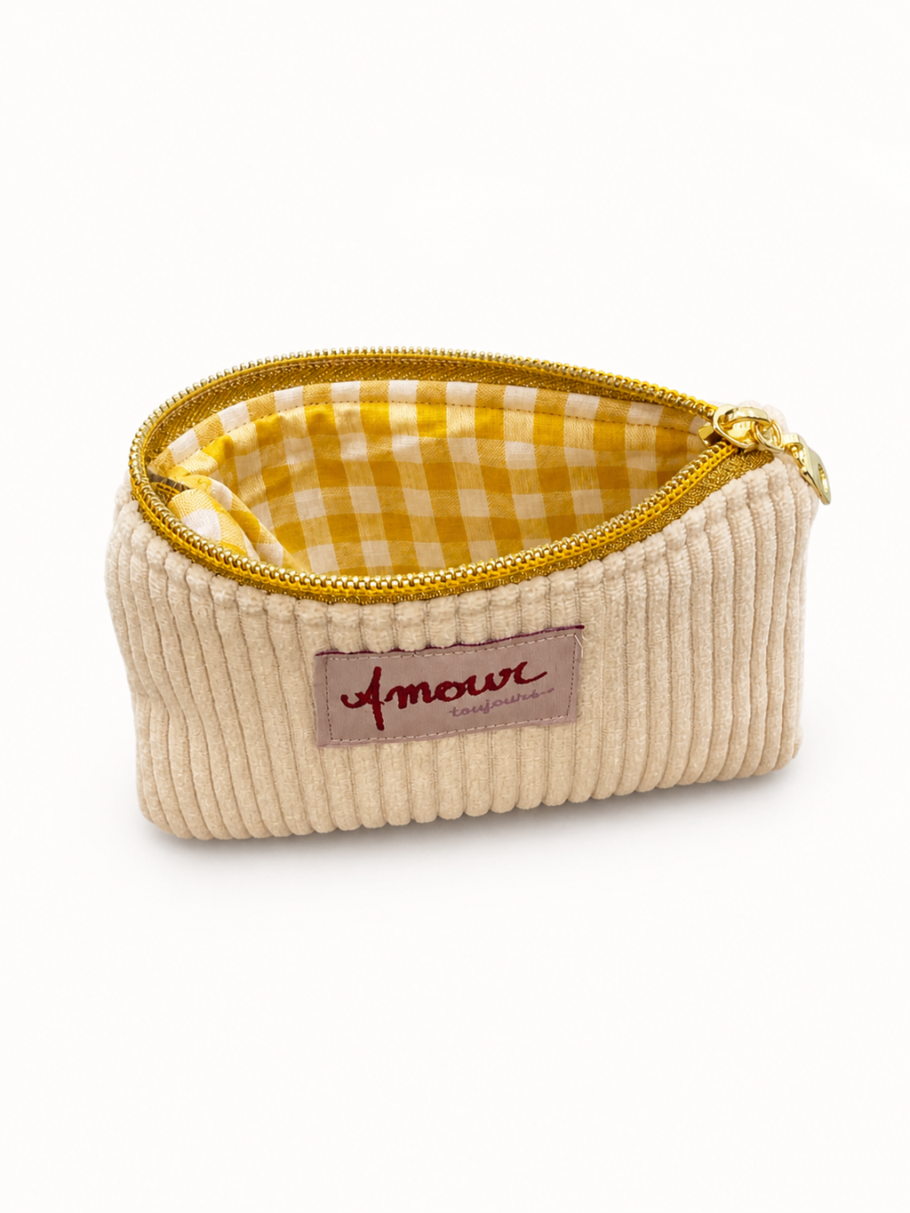 La mini pochette amour vanille