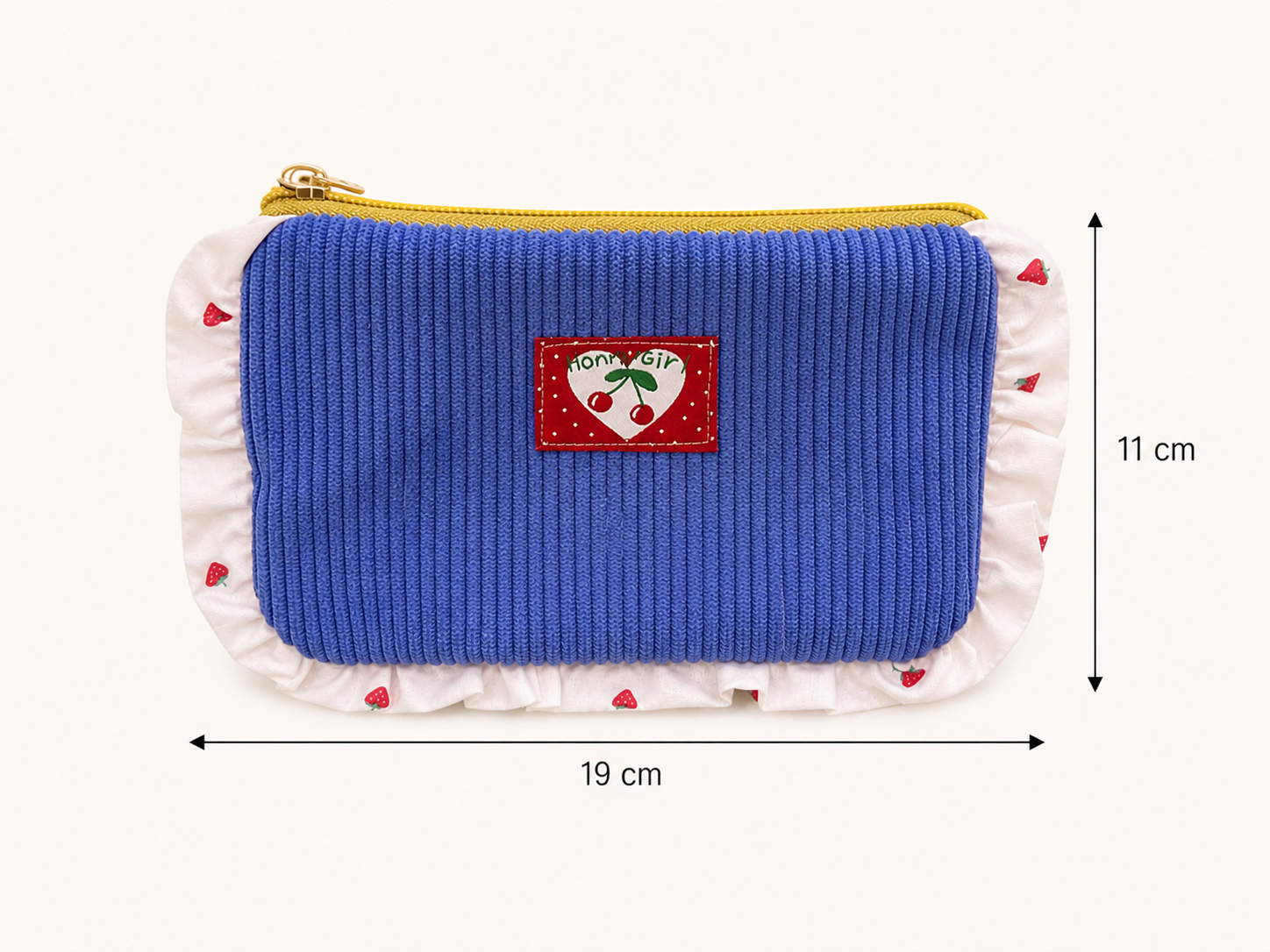 La mini pochette blueberry cerise