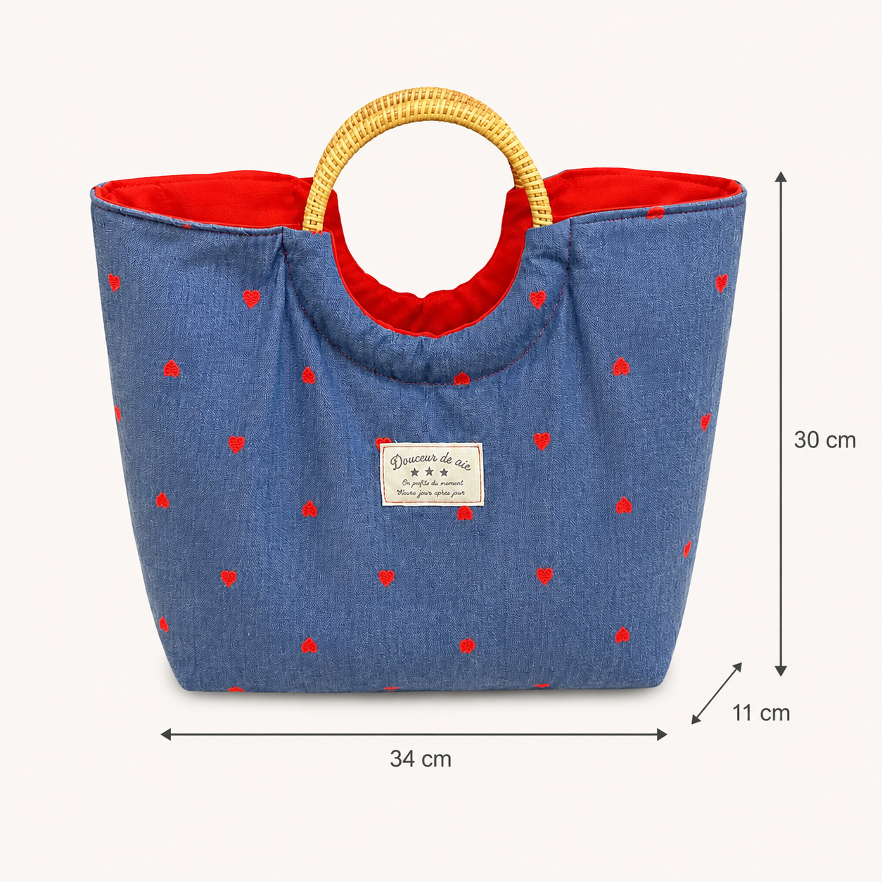 Le sac bambou jean love