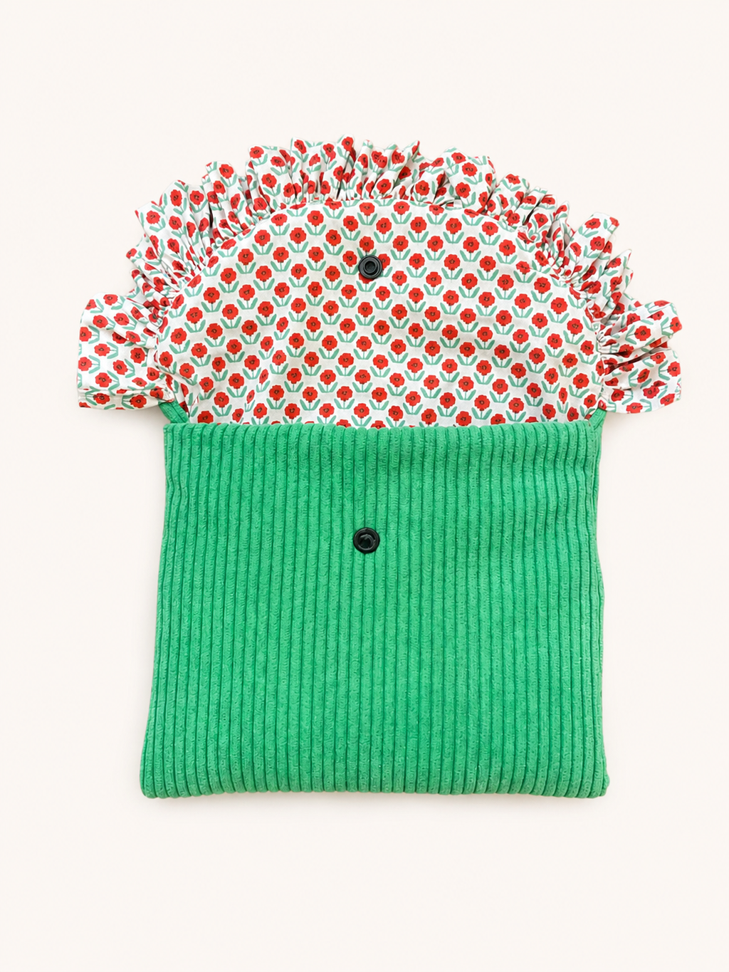 La pochette mini coquelicot bohème