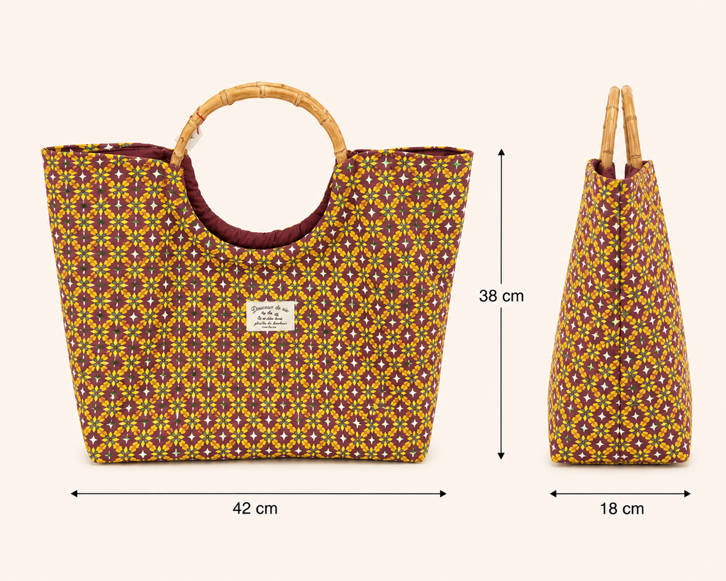 Le sac bambou mosaïque prestige