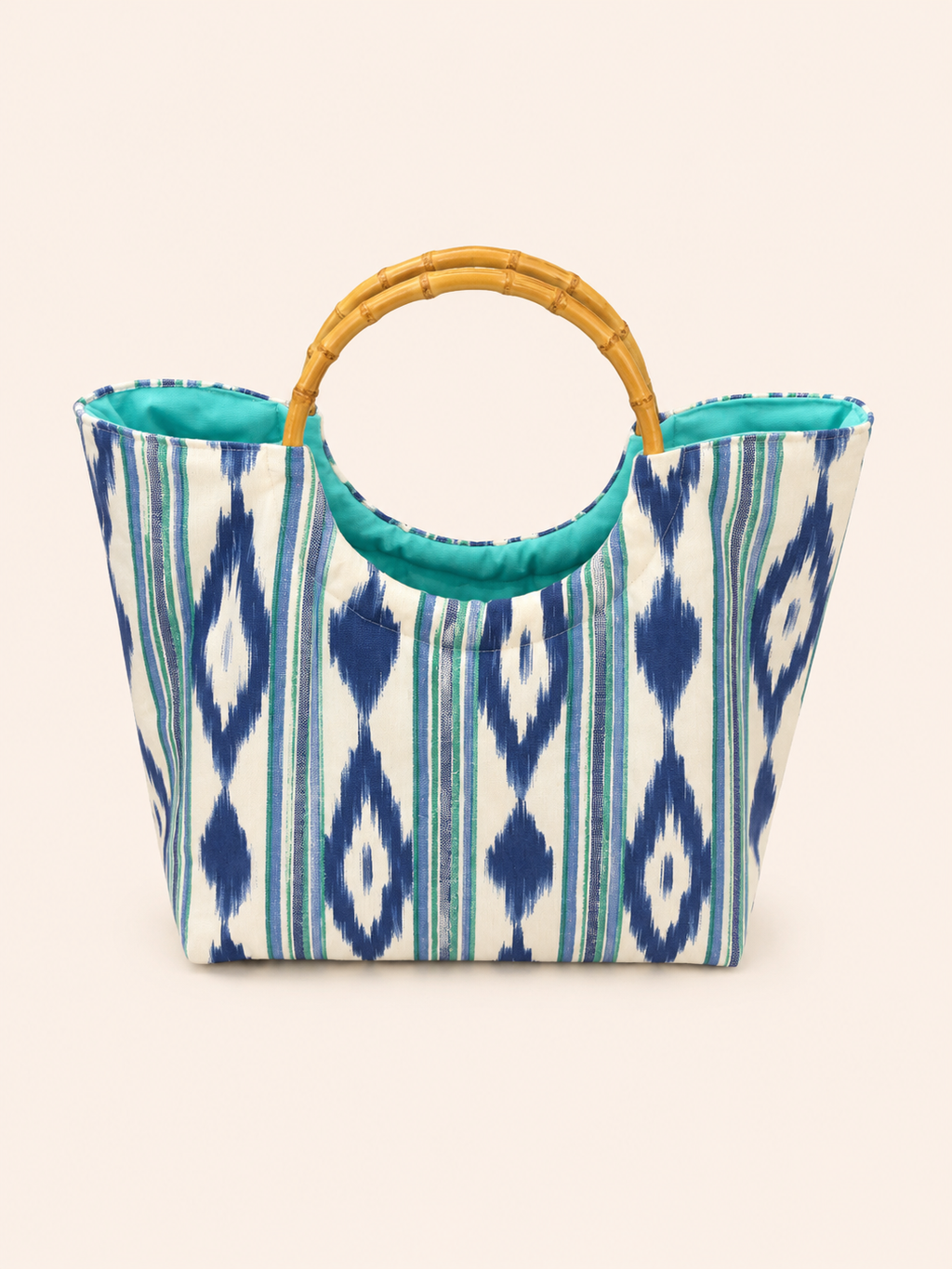 Le sac bambou Lagon bohème