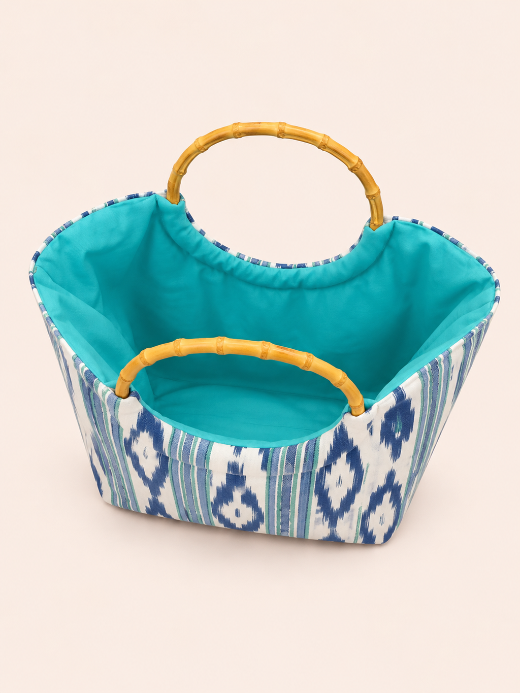 Le sac bambou Lagon bohème