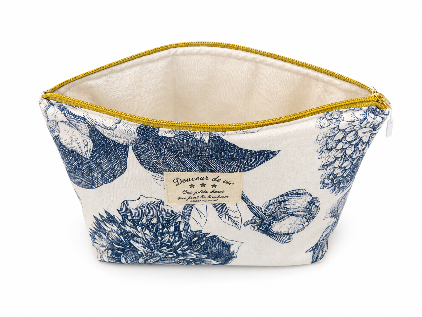 La pochette porcelaine bleue