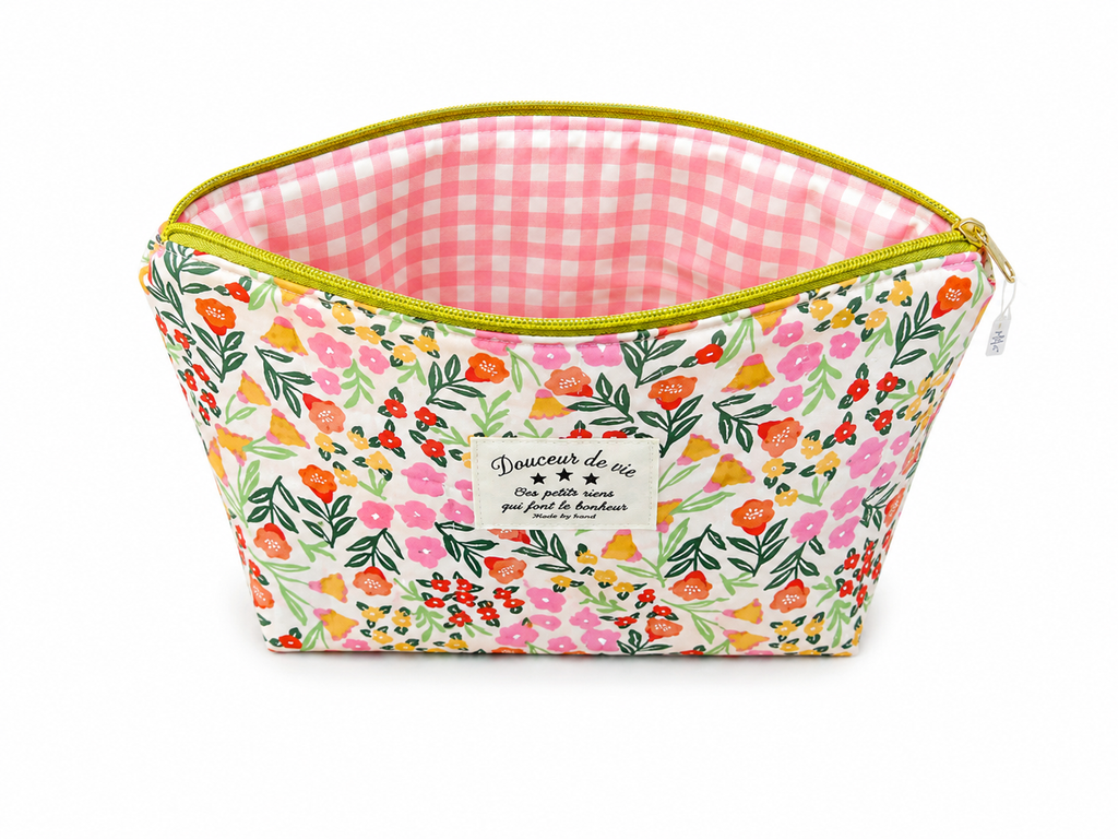 La pochette jardin rosé