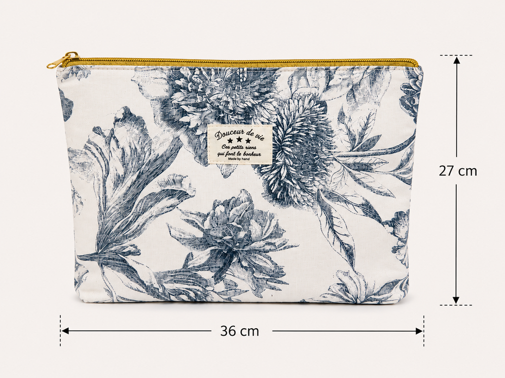 La pochette Élégance florale XL