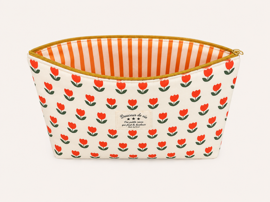 La pochette Tulipe bohème XL